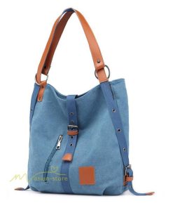 女性用バッグ | ショルダーバッグ リュック バッグ カバン レディース 帆布バッグ ズック カジュアル 旅行 肩掛け 手提げ シンプル エコバッグ ハンド 通勤通学 洗え 便利 収納