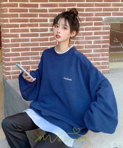 パーカー | トレーナー Tシャツ ロングT レディース トップス 切り替え 韓国 長袖 大きいサイズ おしゃれ オーバーサイズ 可愛い スウェット お出かけ ゆったり