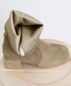 ニーハイブーツ | スクエアトゥ 美脚ブーツ