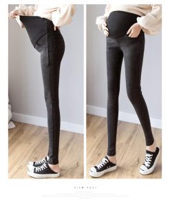 マタニティ | レギンス デニム パンツ ズボン おしゃれ 妊婦服 ジーンズ スキニーデニム ストレッチ ジーパン 妊婦 妊娠 脚長 中期 美脚 産後 初期 トレンド