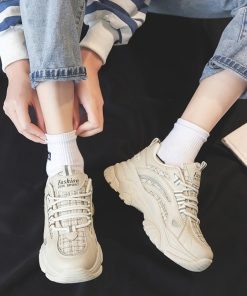 シューズ | ダッドスニーカー レディース 韓国風厚底