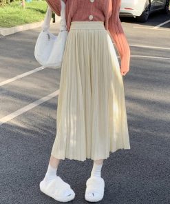 フレアスカート | プリーツスカート ハイウエスト 着やせ