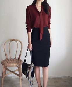 在庫ある | タイトスカート セクシースカート ビジネスオフィススカート フォーマル 膝丈スカート ハイウエスト スリット フェミニン 無地 レディース 通学通勤 OL