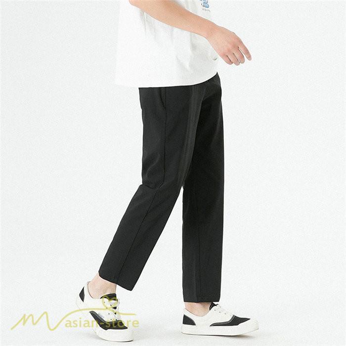 チノパン | テーパードパンツ メンズ パンツ 無地 ロング 薄手 サマーパンツ 着痩せ 上品 大きいサイズ ウエストゴム メンズパンツ 春 夏 秋 メンズスタイル お出かけ