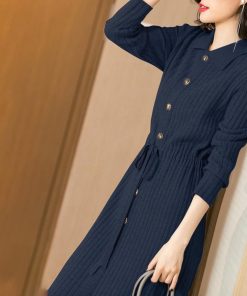 ワンピース | ニット無地 秋冬