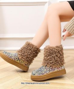 ブーツ | ムートンフェイクムートン ショートもこもこ ボア 定番 シューズ 靴 秋靴 レディース 可愛い 痛くない 歩きやすい 秋 あったか 冬
