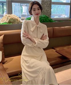 ミディアム | シャツワンピース ワンピース スプリングワンピース レディース 着痩せ 上品 長袖 気質 エレガント 大きいサイズ 通学 お出かけ Aラインワンピース 大人 通勤