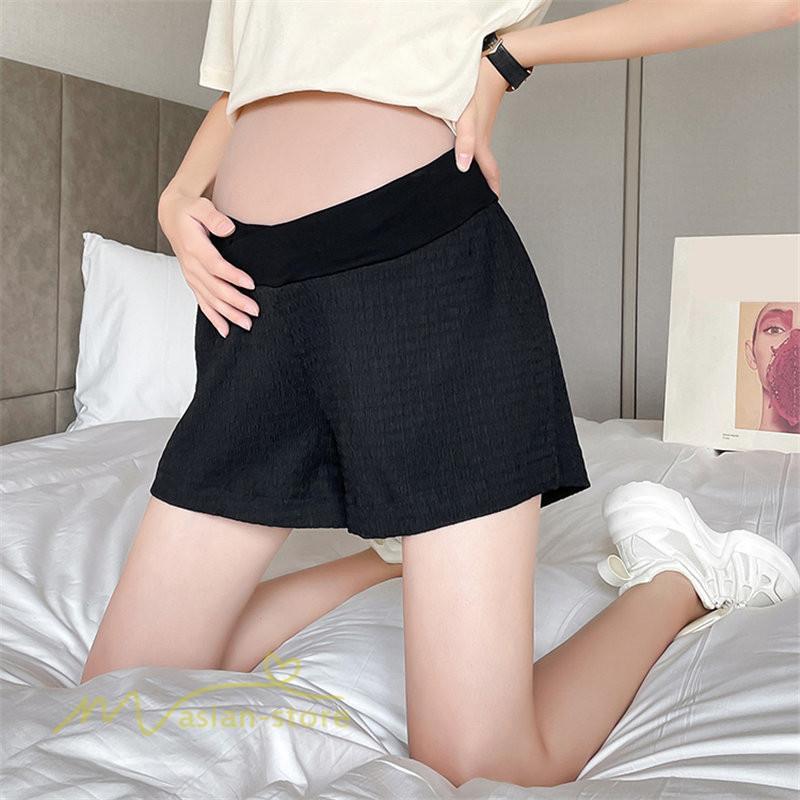 パンツ レギンス | マタニティパンツ ショート丈 レディース サマーパンツ 夏 薄手 ワイドパンツ 着痩せ ゆったり おしゃれ カジュアル 柔らか 上品 妊婦服 ウエスト調整 きれいめ