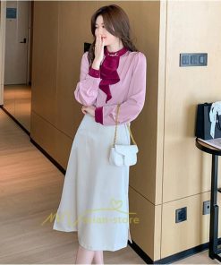 シャツ・ブラウス | ブラウス レディース 長袖 ブラウスシャツ ボウタイ フォーマル チュニック 大人 春 夏 春夏 フォーマル スーツ トップス 20代 30代 2022作 OL 高級感 母 ママ