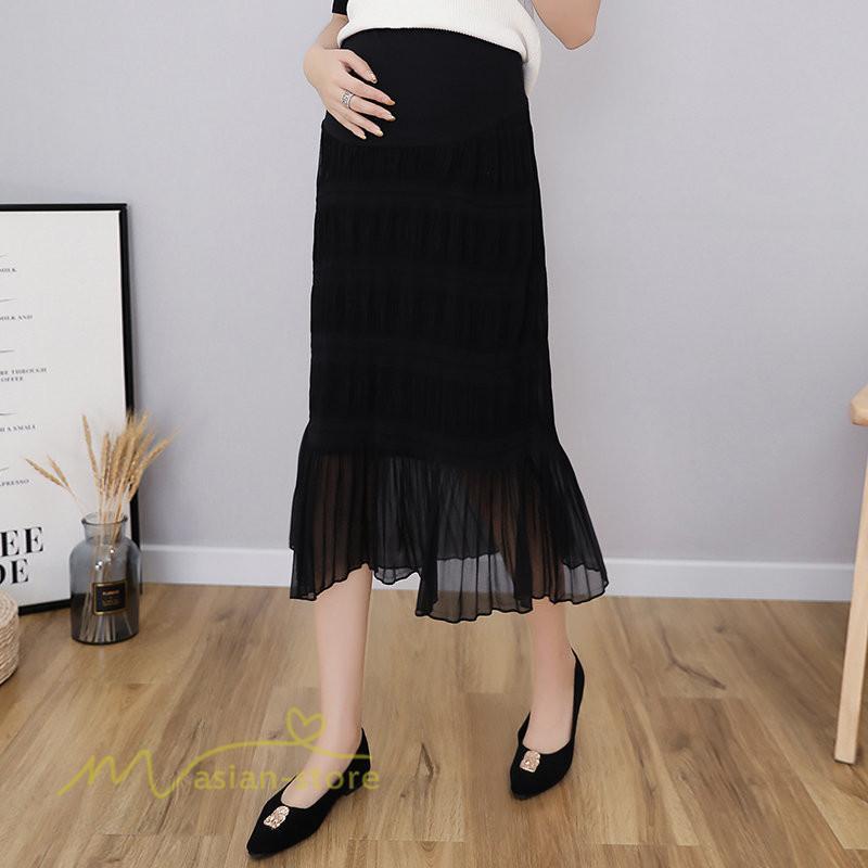 スカート | マタニティレディース Aラインロング丈 マタニティウェア 妊婦服 カジュアル 体型カバー 春 夏 ゆったり マタニティ ウエスト調整