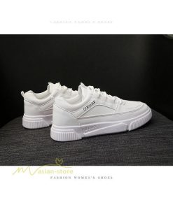 スニーカー | 厚底レディース 靴 ローカット 厚底 おしゃれ レースアップ シューズ シンプル カジュアル スポーツ 普段着 ホワイト 上品