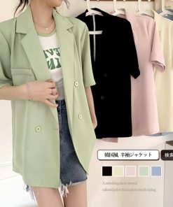 テーラードジャケット | 半袖テーラードジャケットオルチャン夏新作