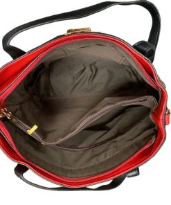 トートバッグ | 大きめ ショルダーバッグ バイカラー 大容量 レザーバッグ おしゃれ 2wayレディース 斜めがけバッグ