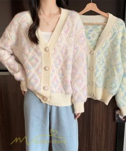 カーディガン | 2022秋冬ニットアウター レディース ニットニット セーター 長袖 羽織り フロントボタン 可愛い トップス 通学通勤 20代40代