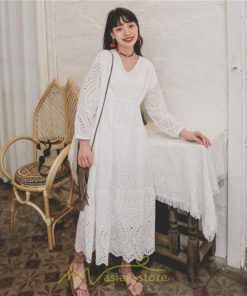 マキシ | ワンピース レディース 夏 秋 ロング丈 長袖 パーティー 大人 レース エレガント きれいめ 大人 おしゃれ お呼ばれ 可愛い お出かけ 日常デート 通勤 オフィス