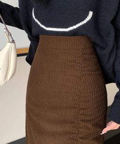 ロングスカート | マーメイドスカート秋冬 ロングスカート黒