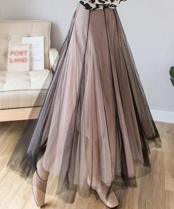 ロングスカート | チュールスカート ロング ふんわり 夏