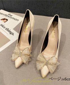 パンプス | 6cm8cm10cmヒール 入園式 入学式 ママ 母 疲れない 歩きやすい ピンヒール ハイヒール 春 夏 痛くない 蝶結び 走れる 春きれいめ 靴