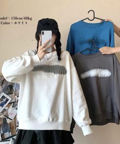Tシャツ・カットソー | トレーナー レディース 韓国ファッション