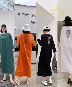 マキシ | ワンピース 半袖 長袖 レディース 秋物 夏服 Tシャツワンピース ロングTシャツ ミモレ丈 五分袖 ルームウェア 20代30代40代 ロングワンピース ストレート