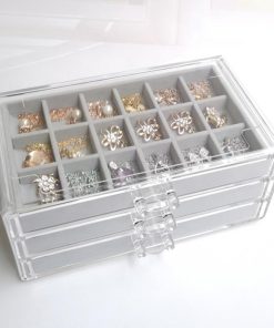 その他小物 | 3段 収納ケース レディース 大容量 アクセサリーケース 小物入れ 指輪 アクセサリーボックス ジュエリーケース 引き出し式