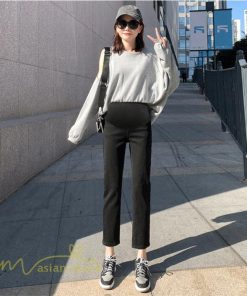 パンツ レギンス | マタニティ パンツ デニムパンツ レディース ジーンズ 妊婦服 産前 マタニティウェア 9分丈 8分丈 大きいサイズ テーパード デニム 着痩せ 日常感 ボトムス