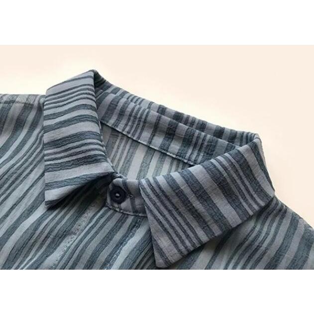 カーディガン | シフォンシャツブラウス 長袖 透け感 冷房対策 日焼け防止 無地 羽織り 体型カバー 大人 通学通勤 夏秋 トレンド フェミニン