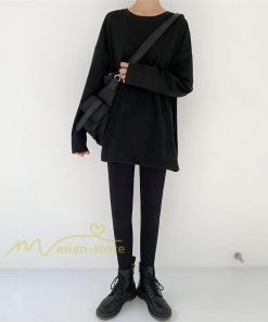 tシャツ・カットソー | 長袖tシャツ レディース クルーネック 長袖 Tシャツ ロングTシャツ 20代30代40代50代 ゆったり 体型カバー 通勤通学 お出かけ カジュアル インナー 快適 着痩せ