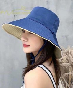 レディース | 帽子 春　夏 Uv 折りたたみ 大きいサイズ つば広 ひも UVカット帽子 風で飛ばない 自転車　サファリ 無地 リバーシブル アウター お出かけ ハット