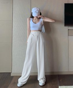 ワイドパンツ | ハイウエストレディース 無地