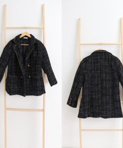 ジャケット・ブルゾン | ツイード風ジャケット レディース 秋冬