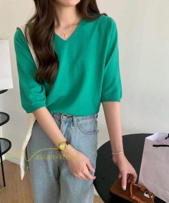 tシャツ・カットソー | Tシャツ レディース 半袖 トップス カジュアル Tシャツ 大きい ゆるTシャツ ゆるカットソー Vネック 20代30代40代50代 上品 上品 お出かけ 通勤通学 着回し