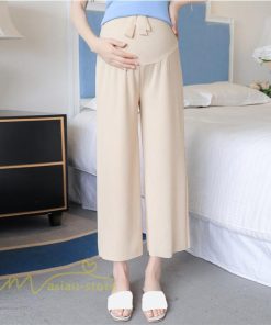 パンツ レギンス | ワイドパンツ マタニティ パンツ レディース サマー 9分丈 夏 新作 無地 ゆったり ガウチョパンツ 体型カバー マタニティパンツ マタニティウェア 大きいサイズ