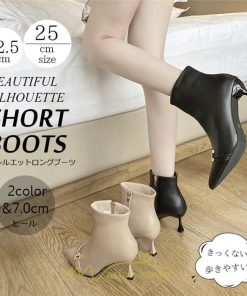 ショートブーツ | ブーツ レディース 履きやすい 痛くない 柔らかい 疲れない カジュアル 旅行 お出かけ 帰省 ドライブ 黒 オフィス セレモニー カーキ ブラック
