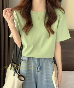 ｔシャツ・カットソー | Tシャツ レディース 半袖 カジュアル ゆったり お洒落 可愛い カットソー クルーネック 20代30代40代50代 通勤通学 着痩せ 春夏 お出かけ 着回し 無地人気 上品