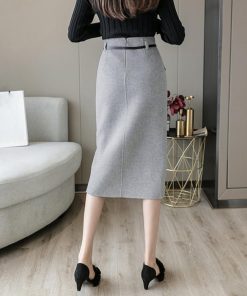 タイトスカート | ウールライク 韓国 秋冬