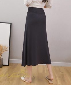 スカート | マタニティレディース Aラインロング丈 マタニティウェア 妊婦服 カジュアル 体型カバー 春 夏 ウエスト調整 ゆったり マタニティ