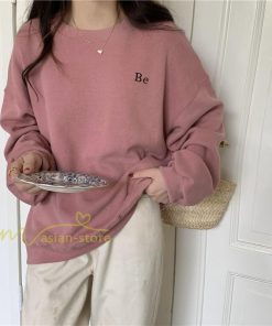 パーカー | トレーナー 長袖 刺繍 レディース スウェット 長袖トレーナー シンプル 20代 30代 フリーサイズ 7色 カジュアル ゆったり コーデ 秋冬 大人 50代 40代