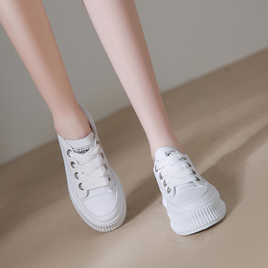 シューズ | 厚底スニーカー レディース ローカット靴