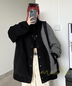 コート・ジャケット | ジャケット レディース アウター 長袖 ブルゾン メンズ スタンドカラージャケット トップス 20代30代 ゆったり 40代50代 オーバー Oversize 羽織り 秋冬