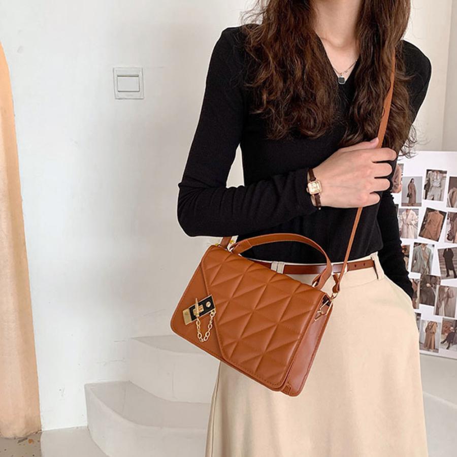 ショルダーバッグ | キルティングバッグショルダー PUレザー