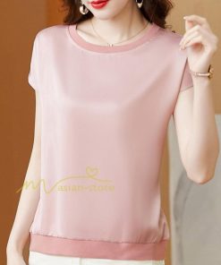 tシャツ・カットソー | トップス Tシャツ レディース 春 夏 秋 半袖 クルーネック 無地 プルオーバー 20代30代40代50代 ママ シンプル 着痩せ 大きいサイズ カジュアル 上品 お出かけ