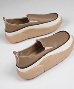 スニーカー | スリッポン レディース おしゃれ 紐なし 無地 厚手あり スリッポン大人カジュアル 厚底スニーカー 厚底スリッポン ローカットスニーカーレディース