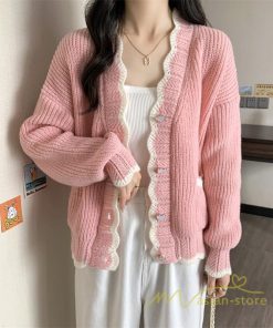 カーディガン | 2022秋冬ニットアウター レディース ニットニット セーター 長袖 羽織り フロントボタン 可愛い トップス 20代40代 通学通勤