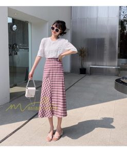 スカート | ボトムス レディース きれいめ 40代 30代 春秋 ロング丈 おしゃれ カジュアル 無地 通勤 OL 韓国風 チェック柄 通学 リゾート 着痩せ 20代 お出かけ