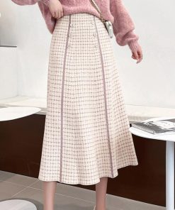 フレアスカート | フレアスカートニットスカートハイウエスト