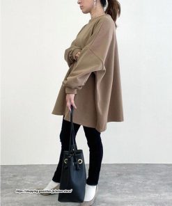 パーカー | 裏起毛トレーナー レディース スウェット トップス ボリューム感 ビッグシルエット オーバーサイズ あったか 秋冬 軽い しっとり 無地 トレーナー