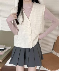 ニット・セーター | ニットベスト Vネック レディース ジレ