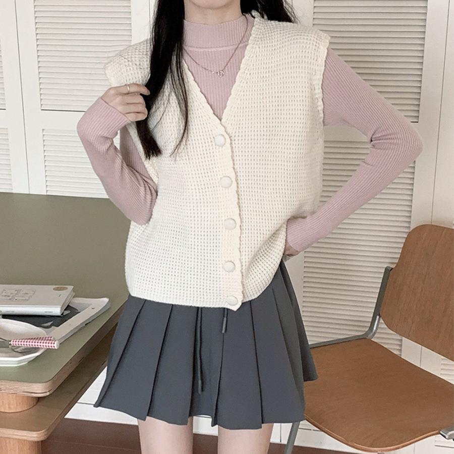 ニット・セーター | ニットベスト Vネック レディース ジレ