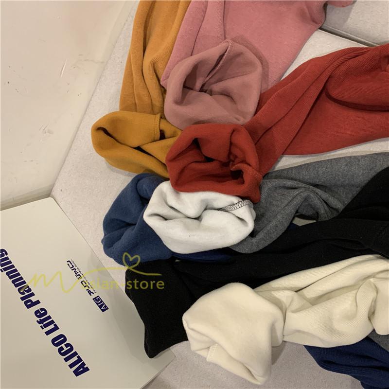 パーカー | トレーナー レディース 厚手 秋冬 コーデ 無地 ハイネック トルネック 長袖 着回し 裏起毛 暖かい 可愛い フリーサイズ ゆったり 7色 プルオーバー カジュアル